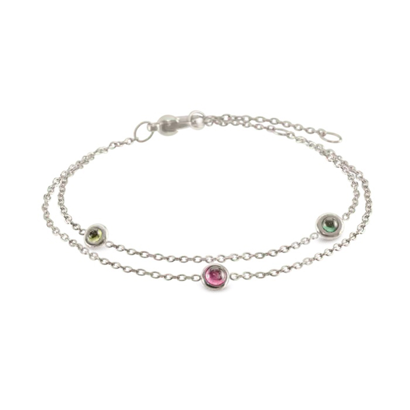 BOCCIA Turmalin-Armband Titan