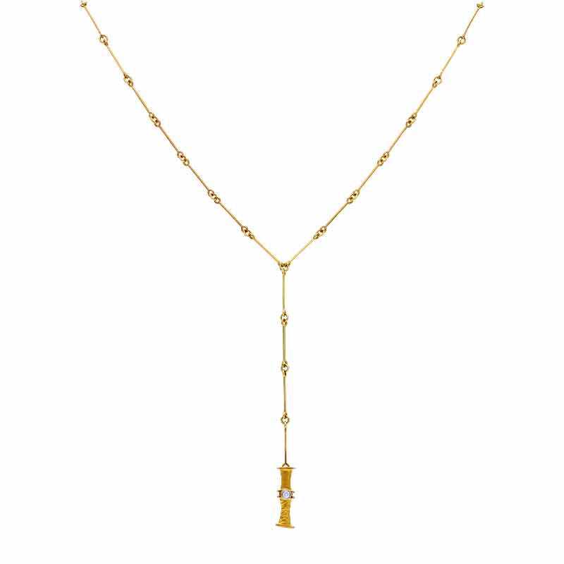 Brillant-Kette Gelbgold