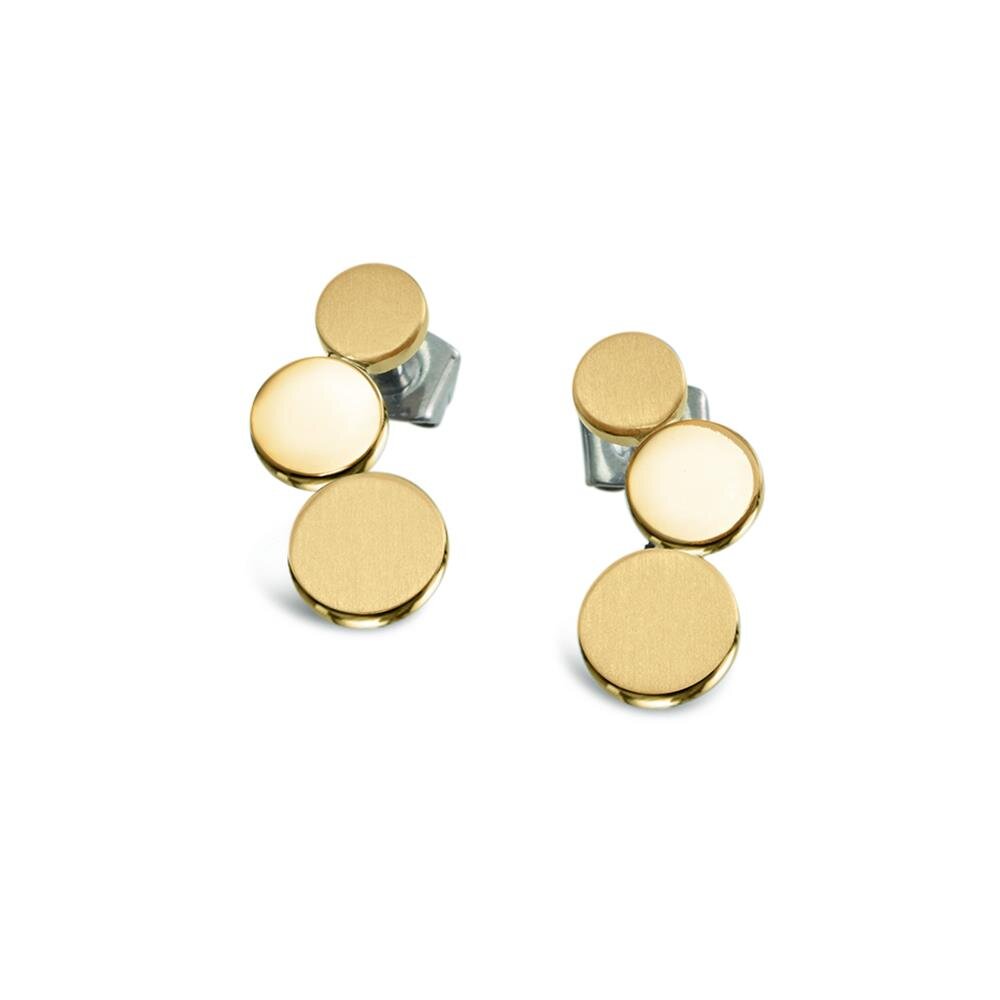 BOCCIA Ohrstecker vergoldet