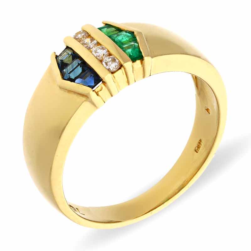 Farbstein-Ring Gelbgold