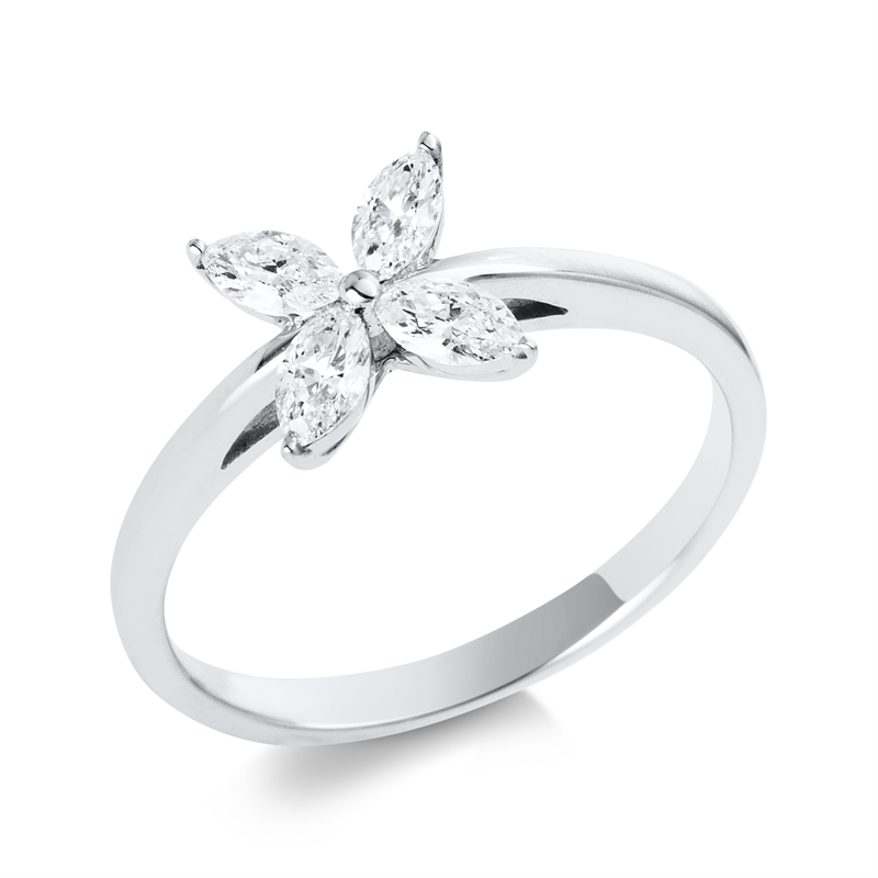 JS Diamant-Ring Weißgold