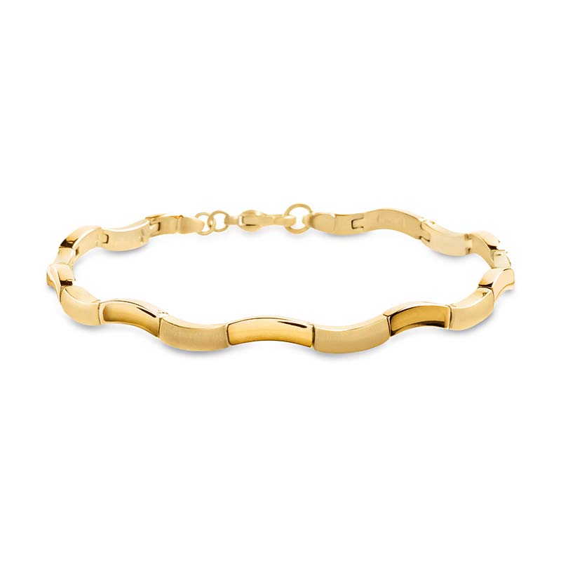 BOCCIA Armband Titan vergoldet