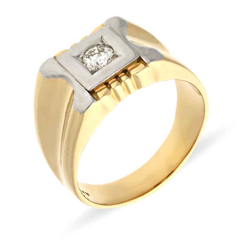 Brillant-Ring Bicolor