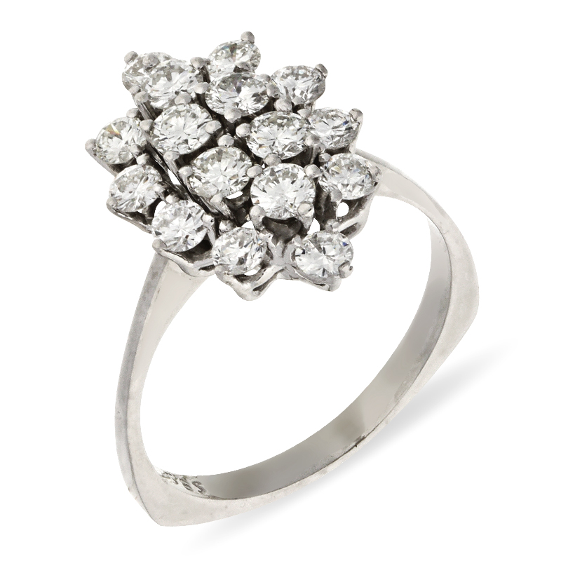 Brillant-Ring Weißgold
