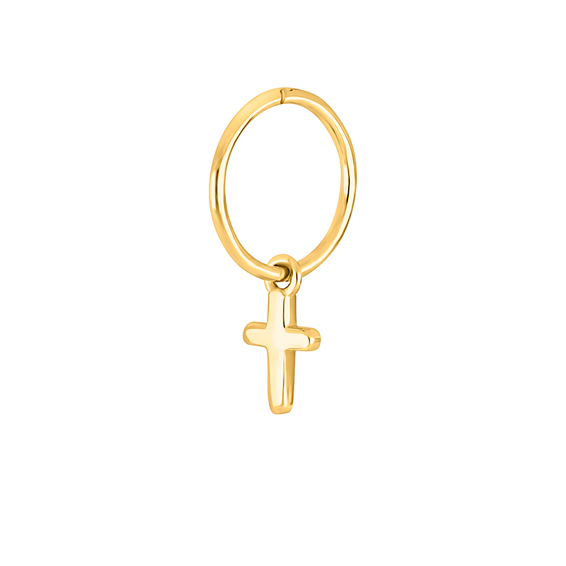 Son of Noa Creol-Einhänger 'Kreuz' Silber, vergoldet
