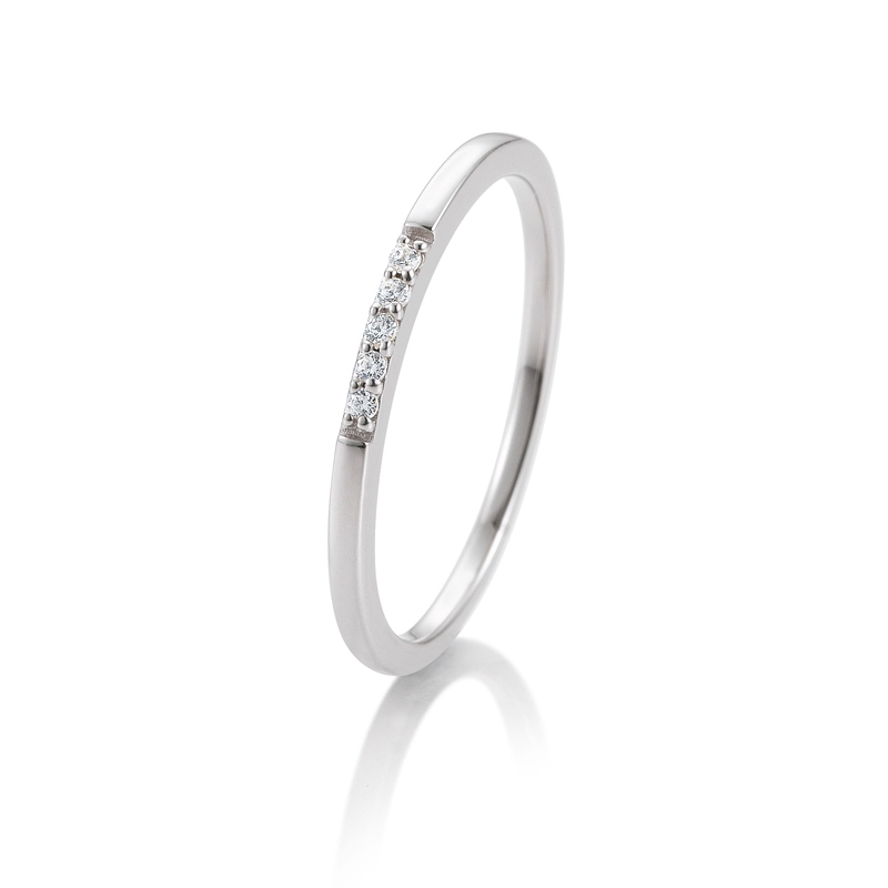 Brillant-Ring Weißgold