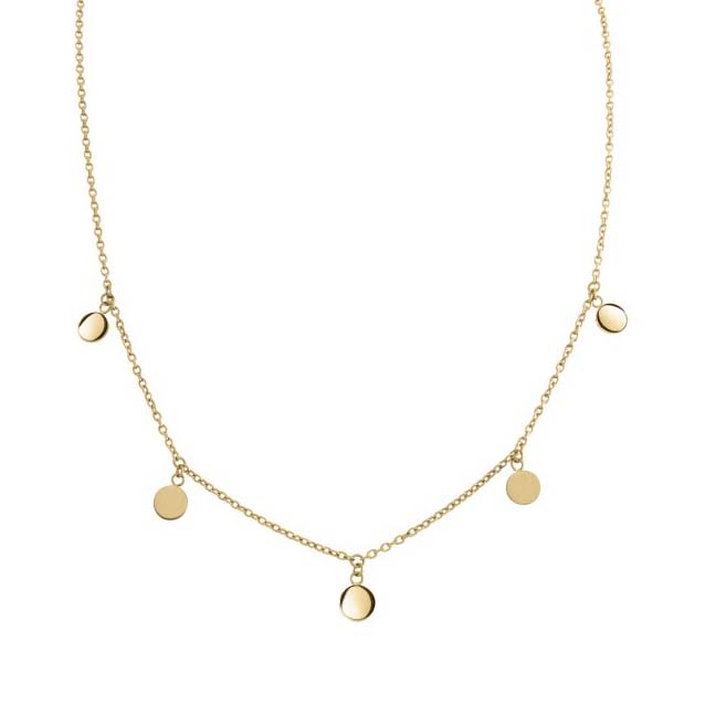 BOCCIA Collier Titan, vergoldet