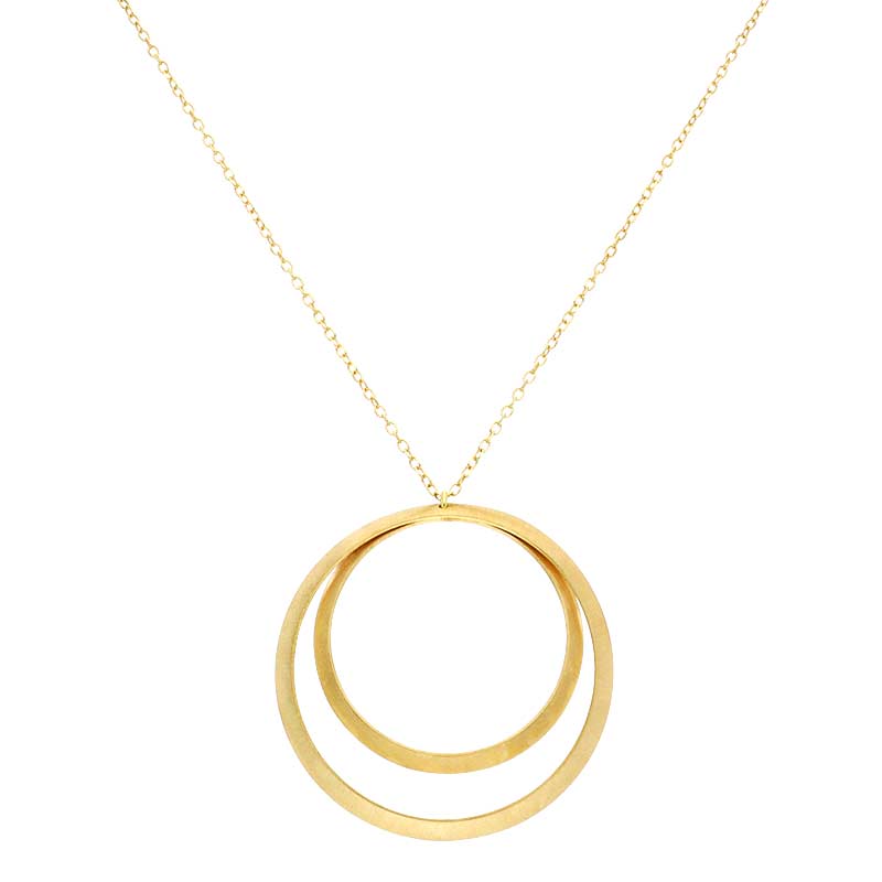Kette mit Anhänger Silber vergoldet