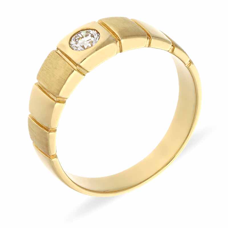 Brillant-Ring Gelbgold