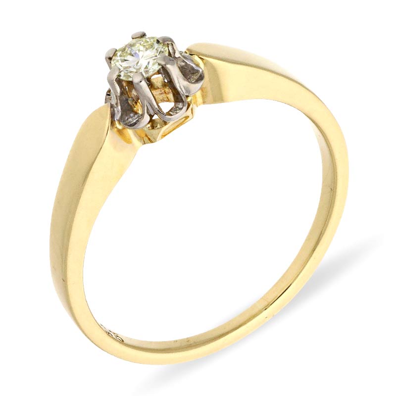 Brillant-Ring Bicolor
