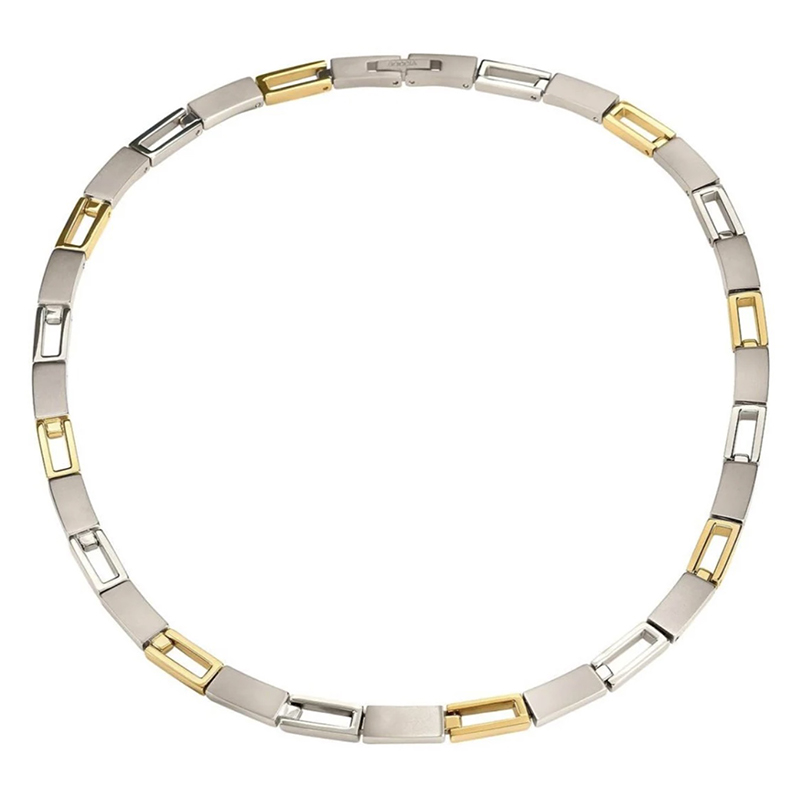 BOCCIA Collier Titan teil-goldplattiert