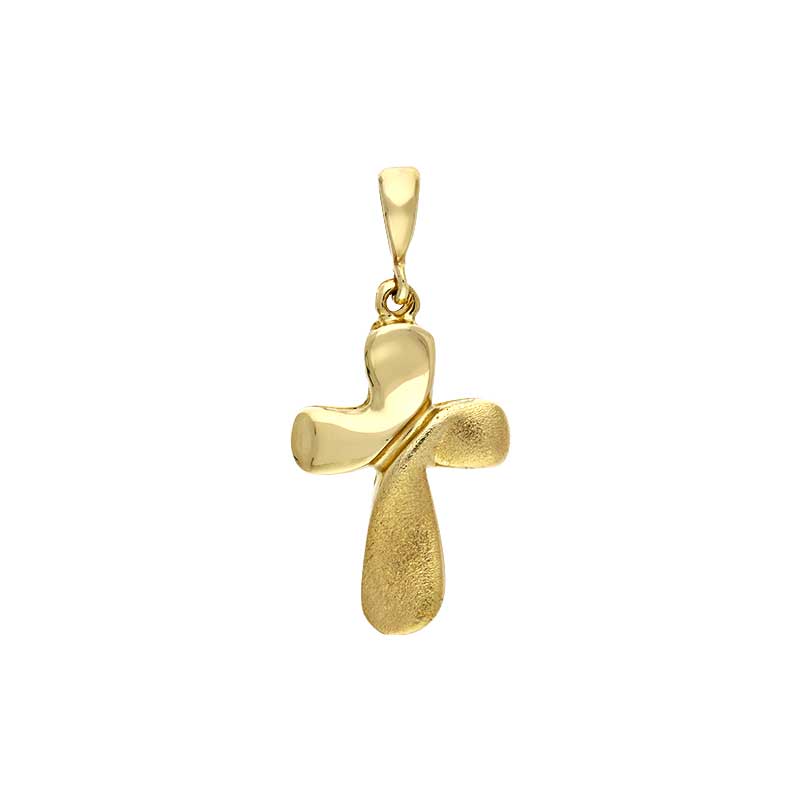 Anhänger 'Kreuz' Gelbgold