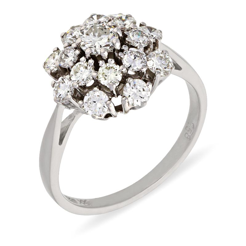 Brillant-Ring Weißgold