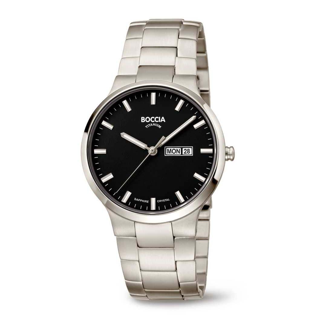 BOCCIA Herrenarmbanduhr Titan 3649-03