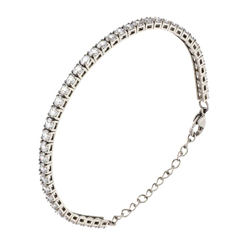 Son of Noa Zirkonia-Armband Edelstahl