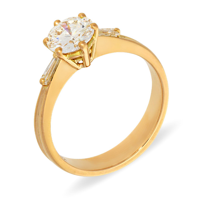 Brillant-Ring Gelbgold