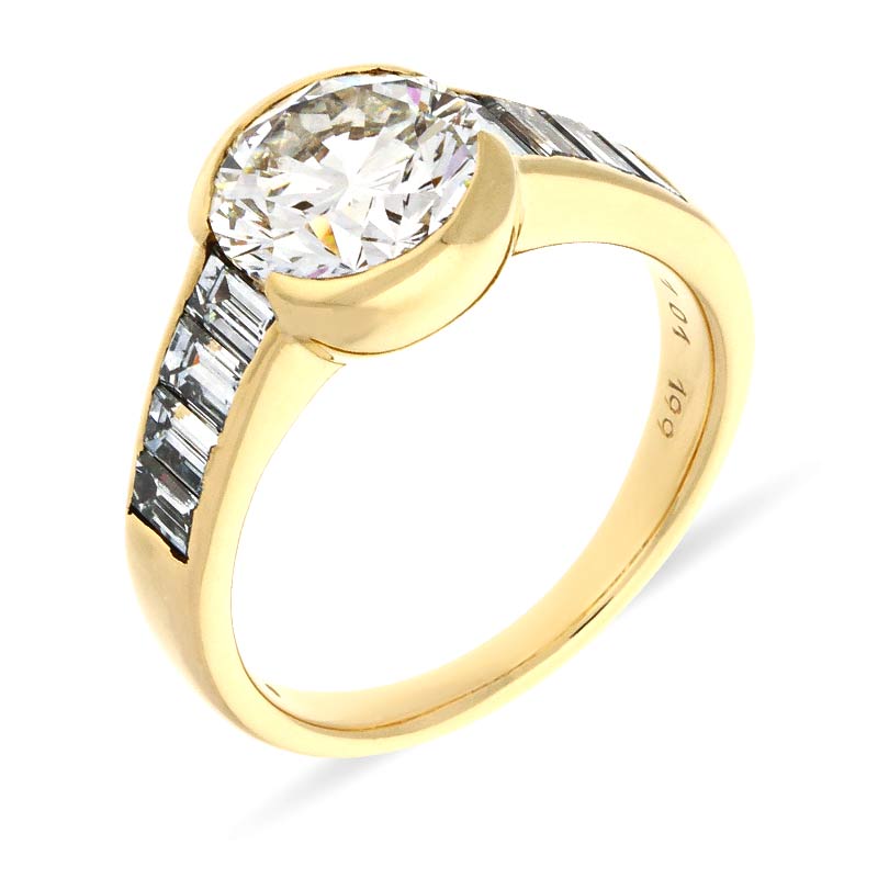 Brillant-Ring Gelbgold