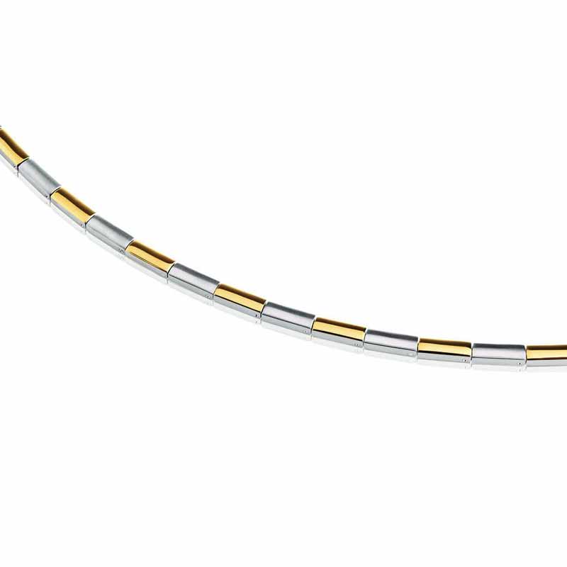 BOCCIA Collier Titan teil-vergoldet