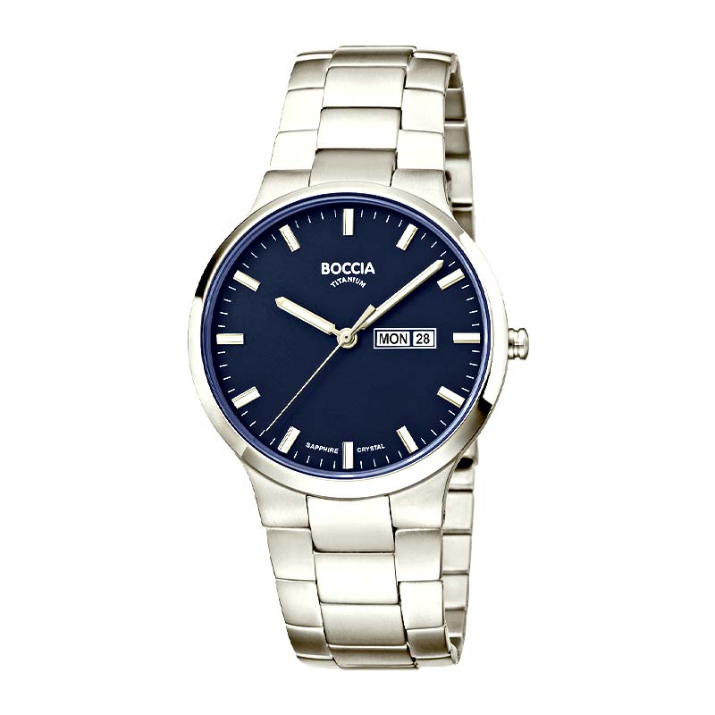 BOCCIA Herrenarmbanduhr Titan 3649-02