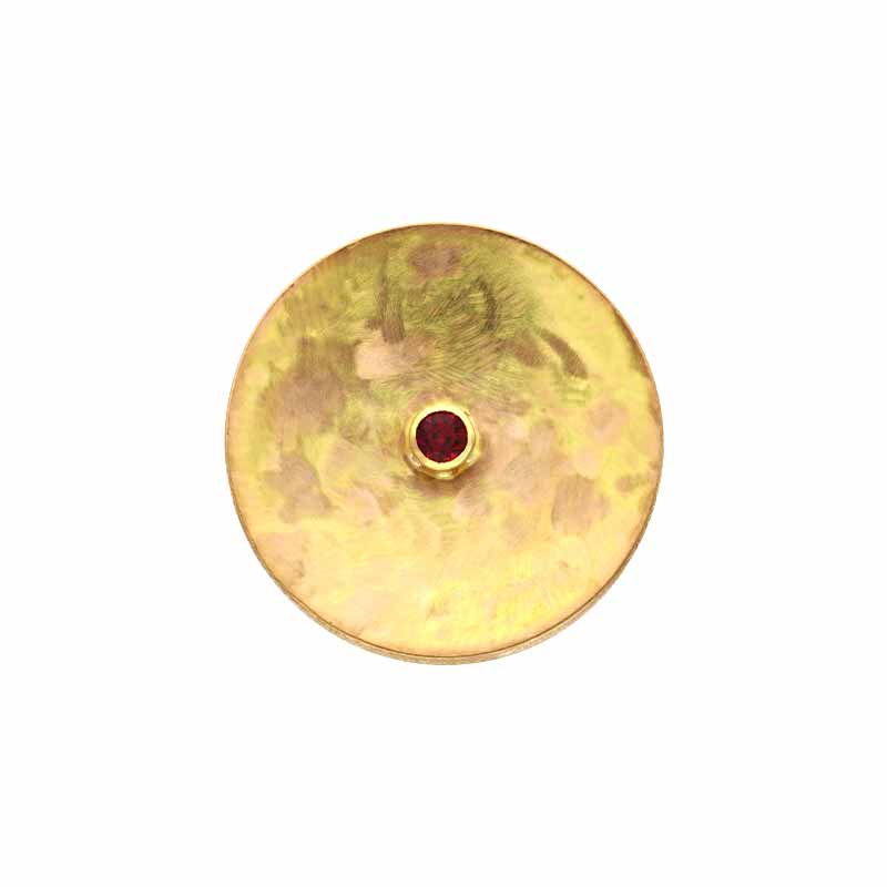 Rubin-Anhänger Gelbgold