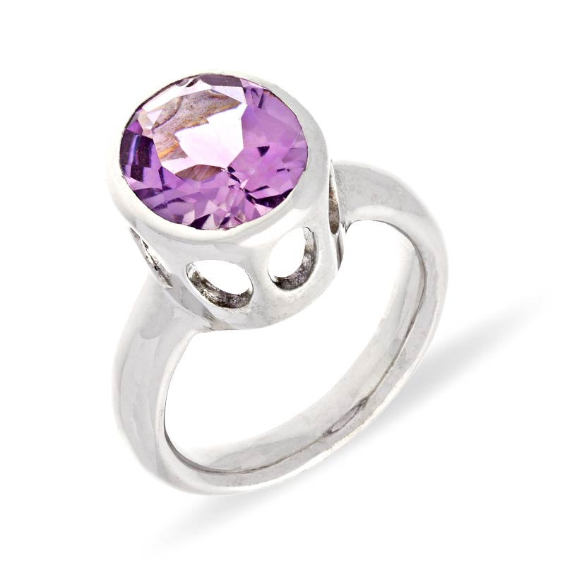 Amethyst-Ring Silber