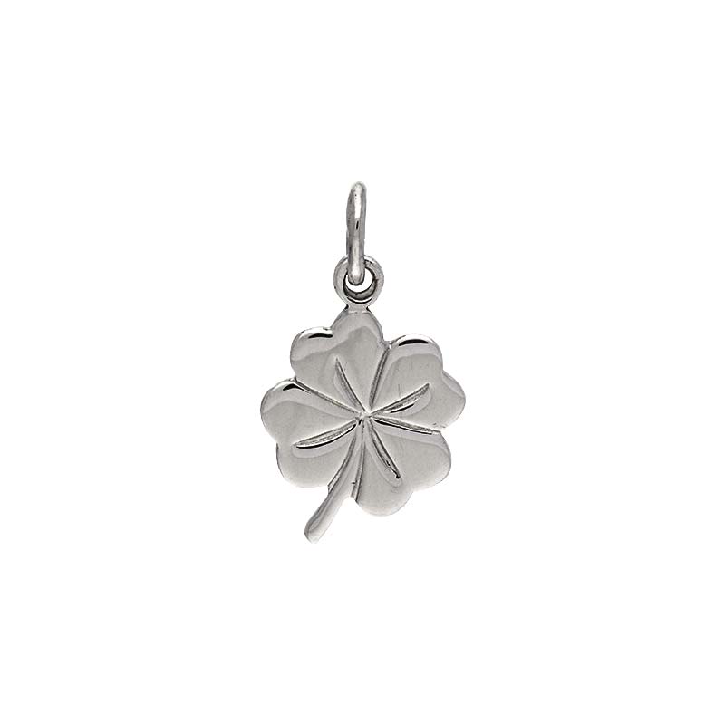 Anhänger "Kleeblatt" in 925 Sterlingsilber, Rhodiniert