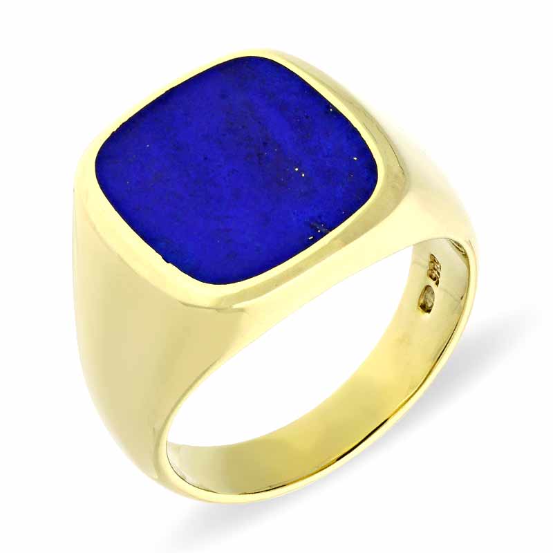 Lapislazuli-Ring Gelbgold