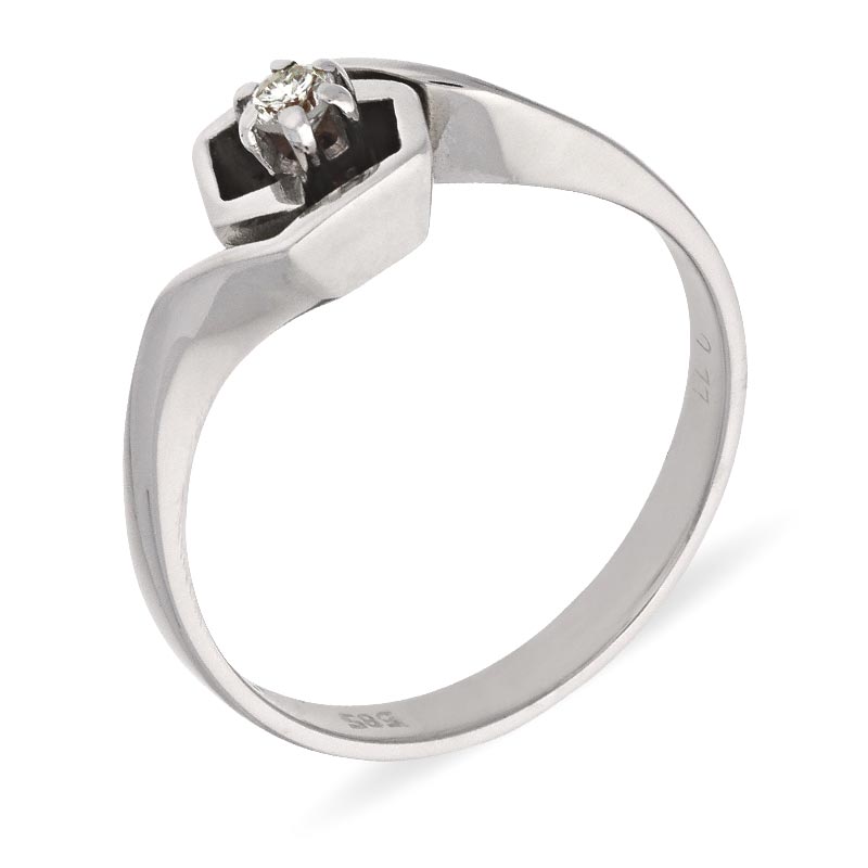Brillant-Ring Weißgold