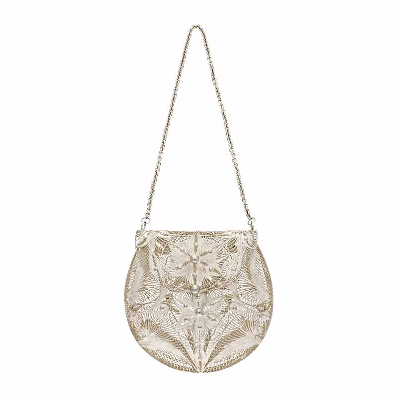 Abendtäschchen 'Filigree' Silber