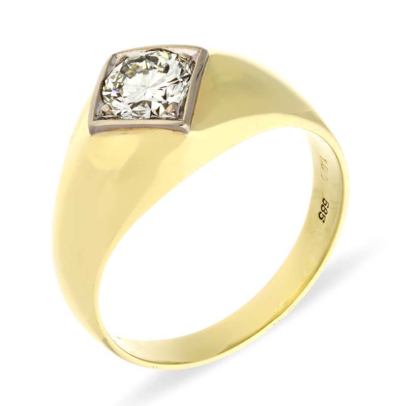 Brillant-Ring Bicolor