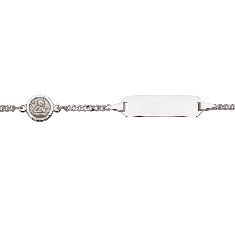 Armschmuck 925/-Silber Länge: 14 cm, ID-Armband